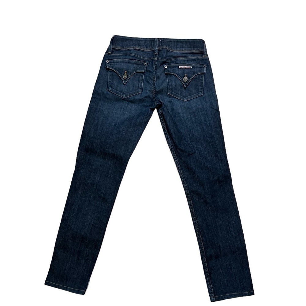 Hudson bootcut  low rise women’s dark blue denim jean/pant.